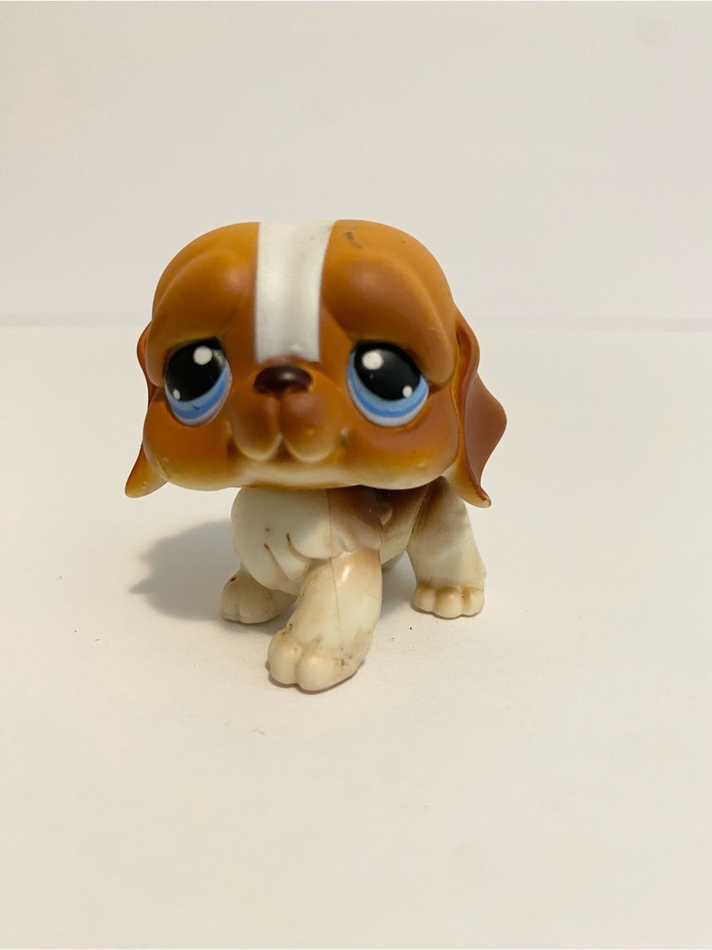 Littlest Pet Shop LPS St Bernard Puppy Dog 76 Vintage Pug Figure Toy 4/$20 🛑